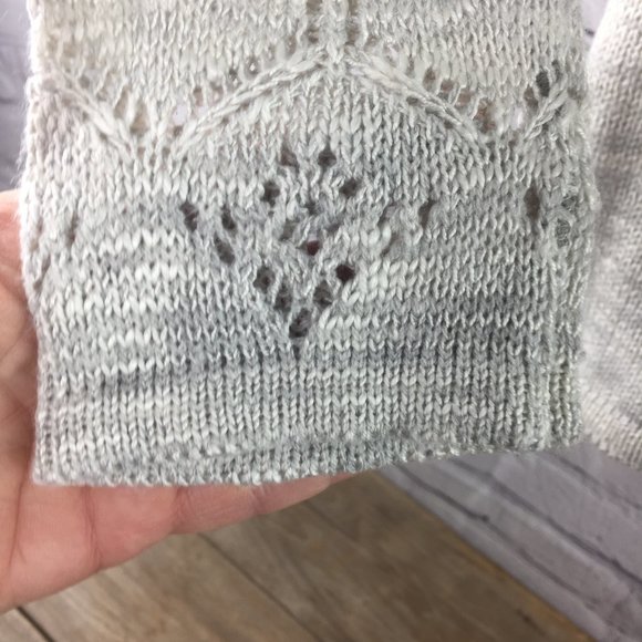 By Design lightweight crochet knit sweater - Picture 6 of 6